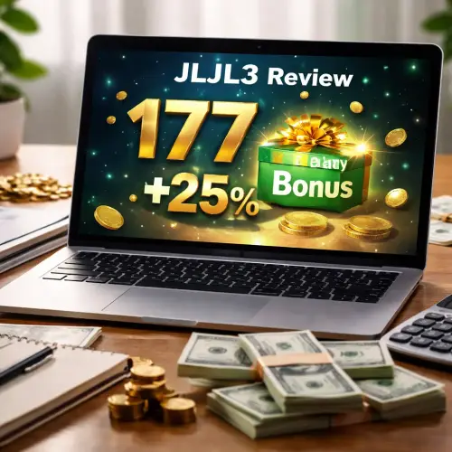 JLJL3 review, JLJL3 177 register bonus, 25% extra bonus free