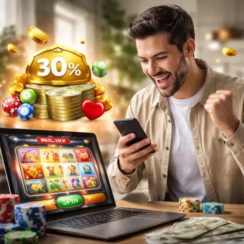 OKPLAY Legit, secure gaming cashback, 30% cashback gaming