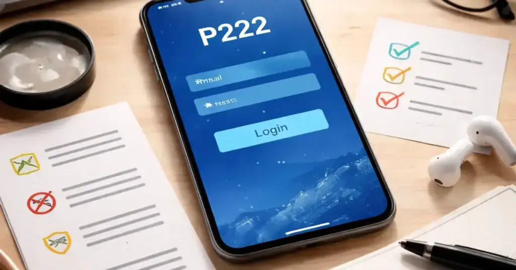 P222 review, P222 Review, P222 App Login, P222 App Features